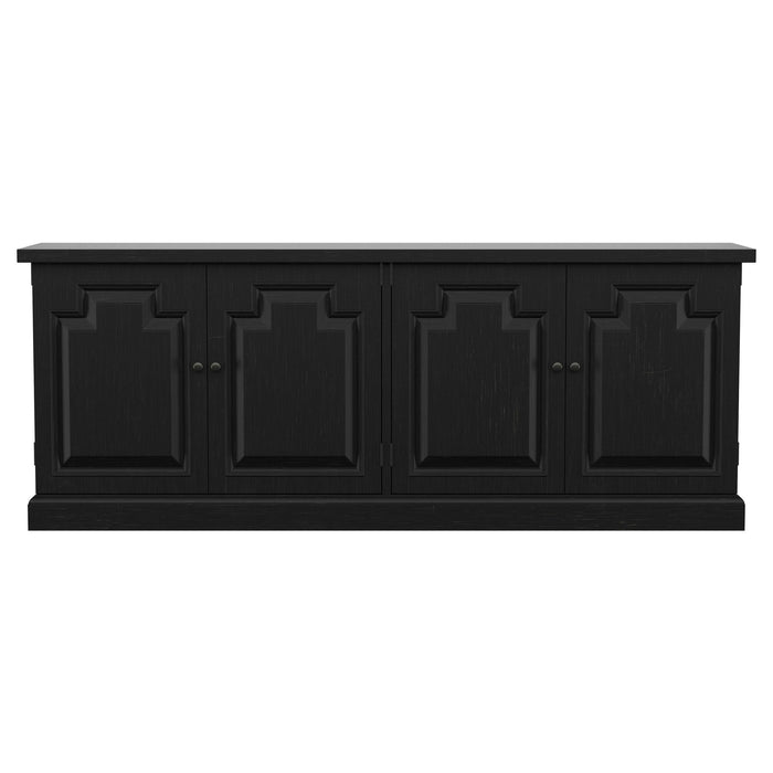 Florence 4-door Dining Sideboard Buffet Cabinet Rustic Honey