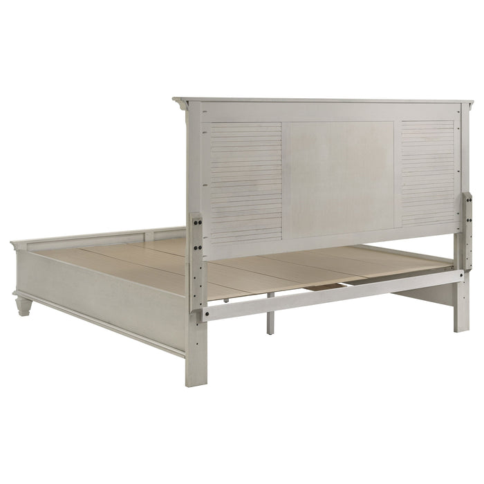 Franco   Bedroom Set Distressed White