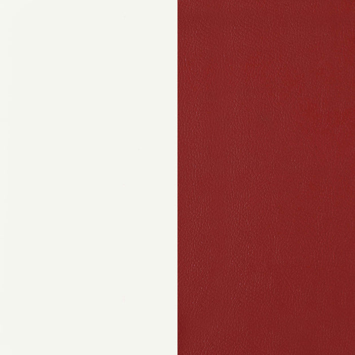 Retro  Oval Dining Table Set White and Black