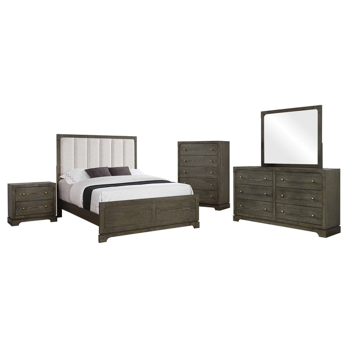 Gran Park  California King Bedroom Set Dark Cocoa
