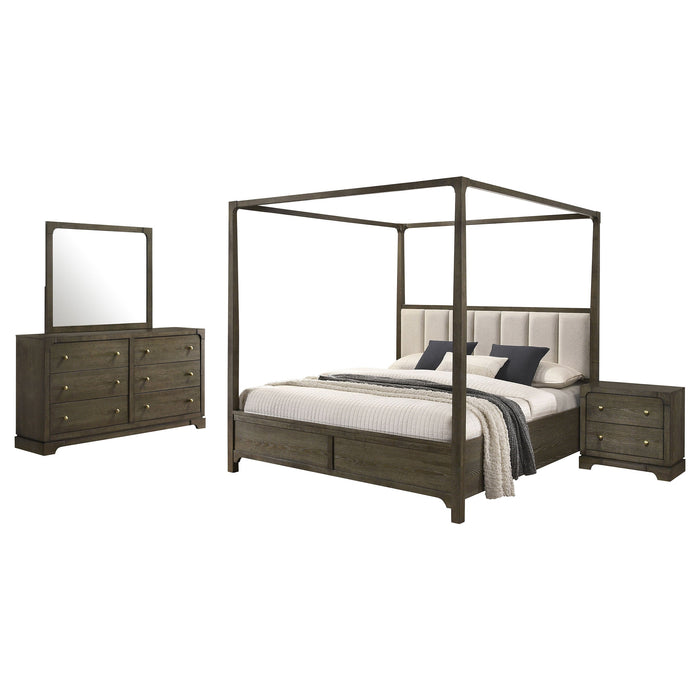 Gran Park  California King Bedroom Set Dark Cocoa