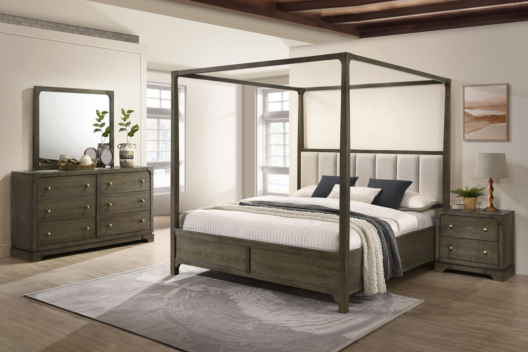 Gran Park  California King Bedroom Set Dark Cocoa
