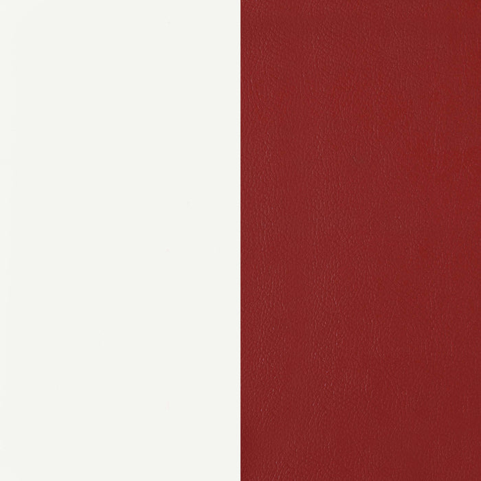 Retro  Oval Dining Table Set White and Black