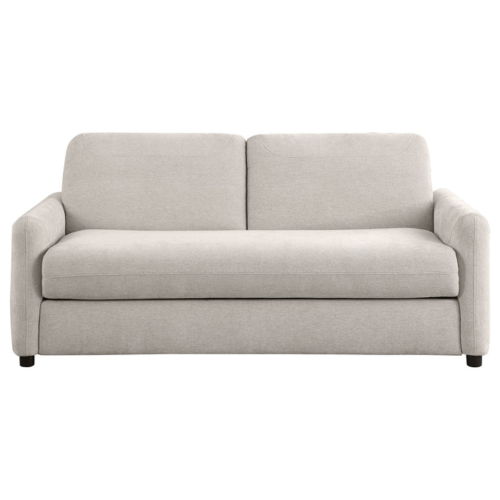 Rylie Upholstered Sofa Sleeper with  Mattress Beige