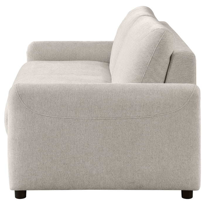 Rylie Upholstered Sofa Sleeper with  Mattress Beige