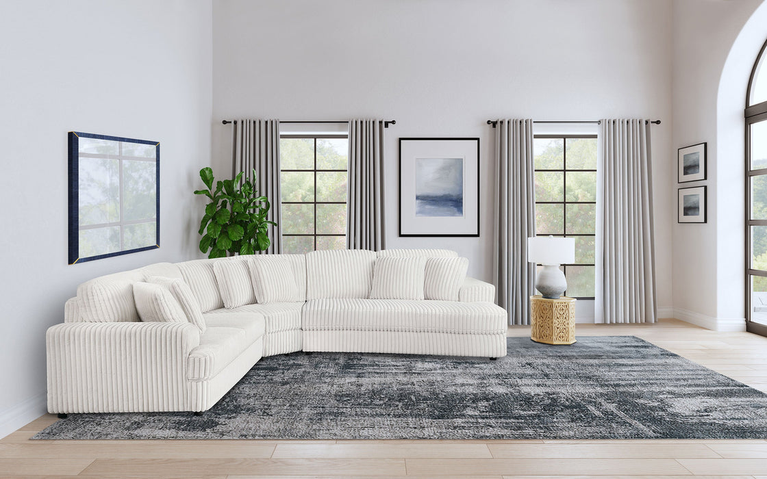 Emberson  Upholstered Modular Sectional Sofa Ivory