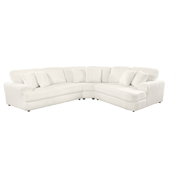 Emberson  Upholstered Modular Sectional Sofa Ivory