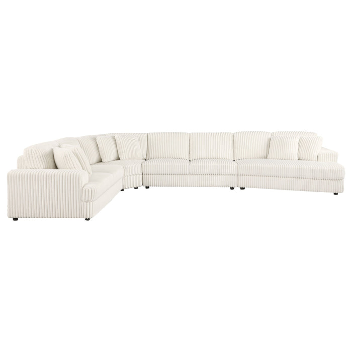 Emberson  Upholstered Modular Sectional Sofa Ivory