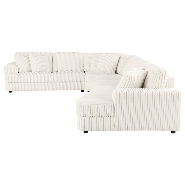 Emberson  Upholstered Modular Sectional Sofa Ivory