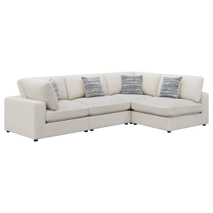 Serene  Upholstered Modular Sectional Sofa Beige