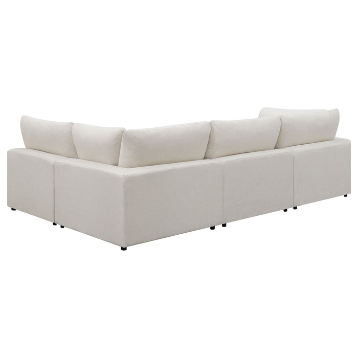 Serene  Upholstered Modular Sectional Sofa Beige