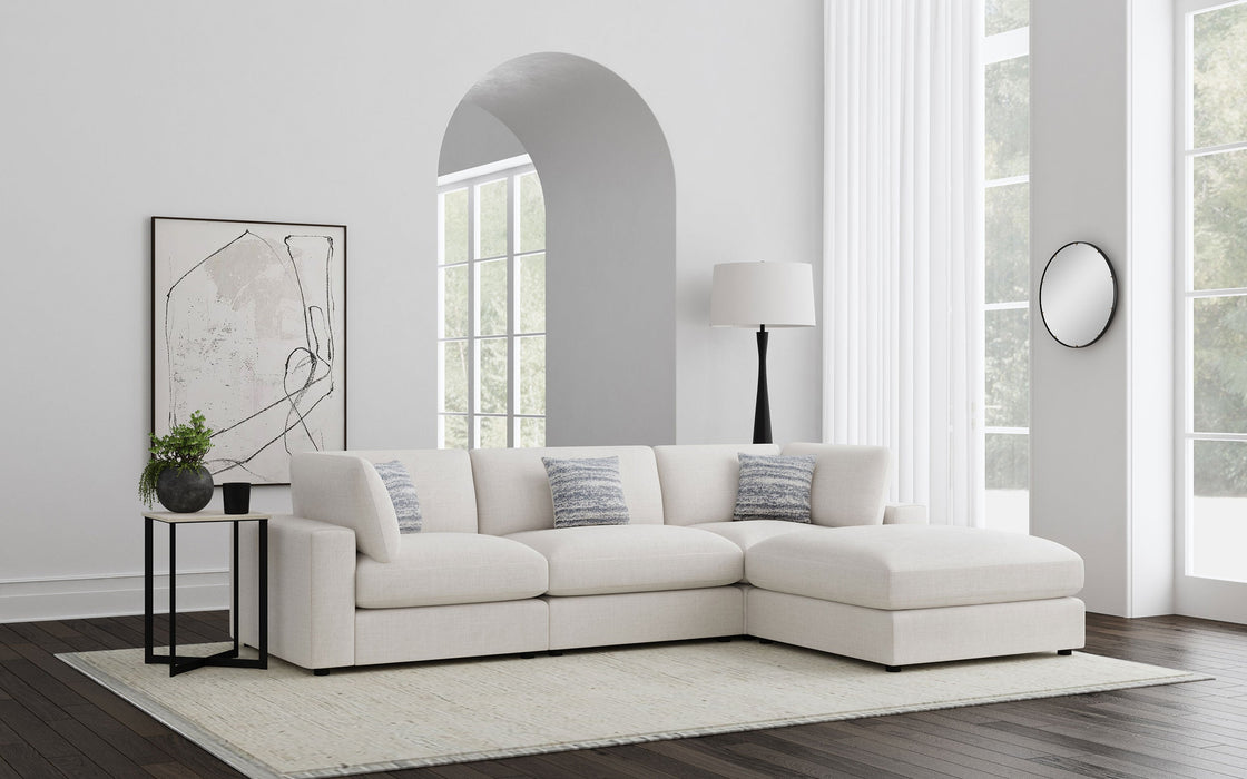 Serene  Upholstered Modular Sectional Sofa Beige
