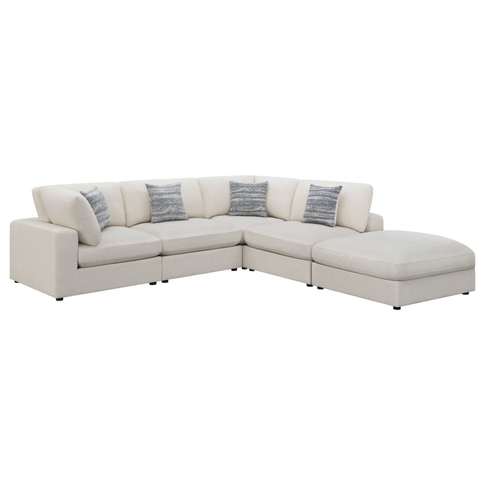 Serene  Upholstered Modular Sectional Sofa Beige