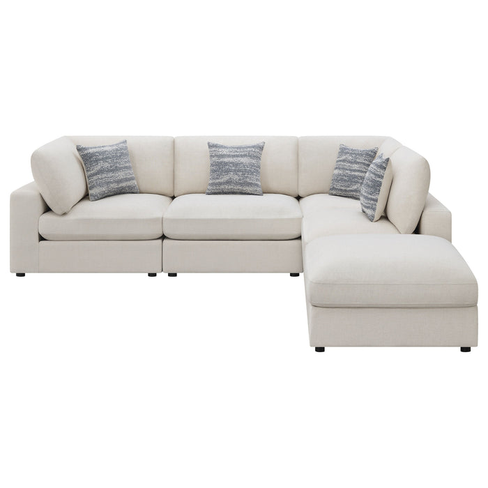 Serene  Upholstered Modular Sectional Sofa Beige