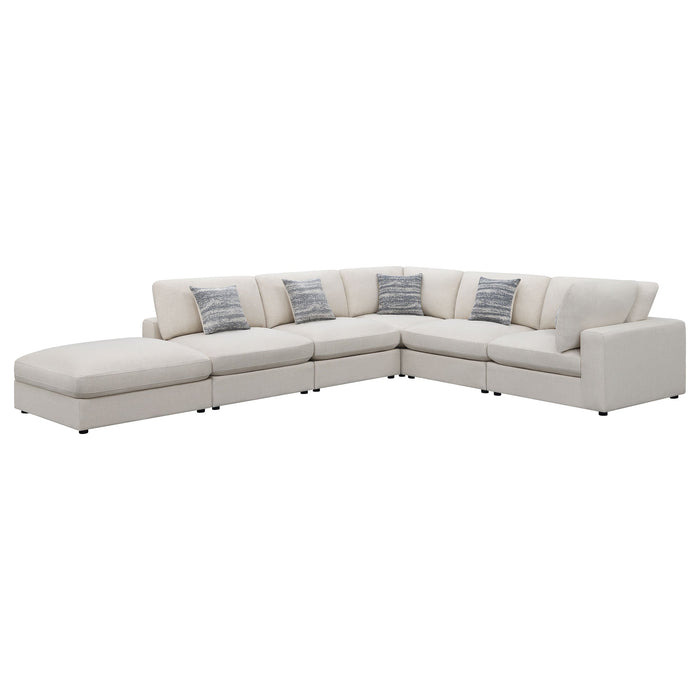 Serene  Upholstered Modular Sectional Sofa Beige