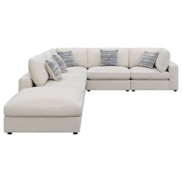 Serene  Upholstered Modular Sectional Sofa Beige