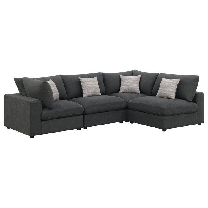 Serene  Upholstered Modular Sectional Sofa Beige