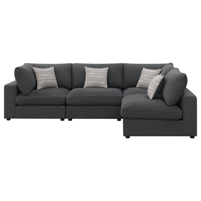 Serene  Upholstered Modular Sectional Sofa Beige