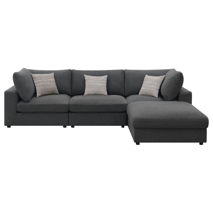 Serene  Upholstered Modular Sectional Sofa Beige