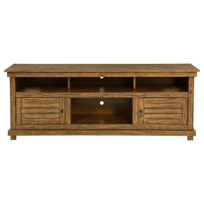 Payne 60-inch TV Stand Media Console Distressed Brown