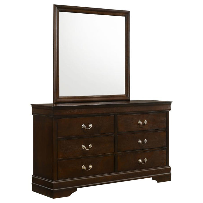 Louis Philippe   Bedroom Set Cappuccino