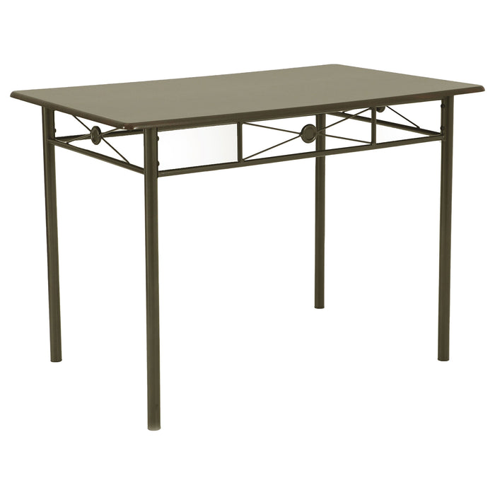 Anna  Rectangular Dining Set Dark Bronze