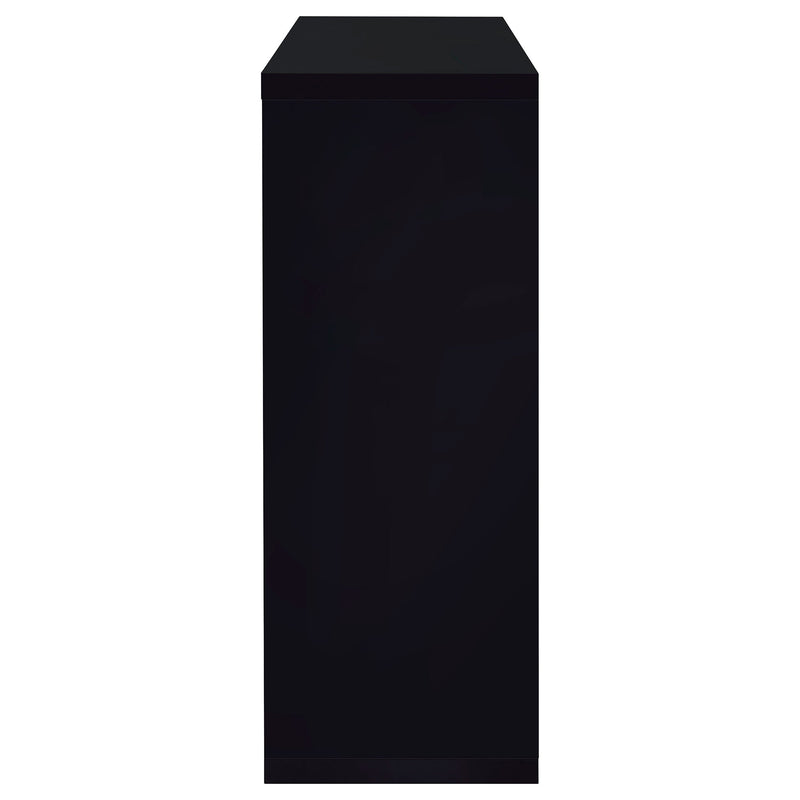 Mesa de vino rectangular Prescott de alto brillo para el hogar