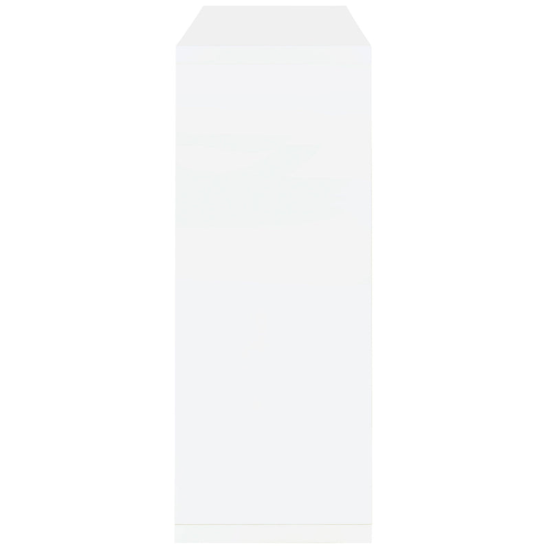 Mesa de vino rectangular Prescott de alto brillo para el hogar
