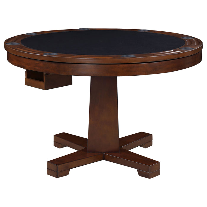 Marietta  Game Table Set Tobacco and Tan