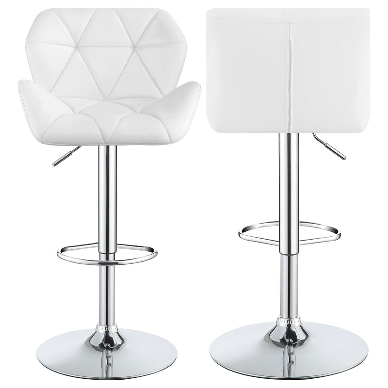 Berrington Upholstered Adjustable Bar Stool (Set of 2)