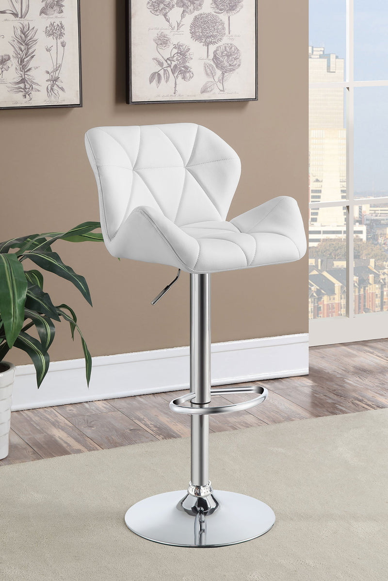 Berrington Upholstered Adjustable Bar Stool (Set of 2)