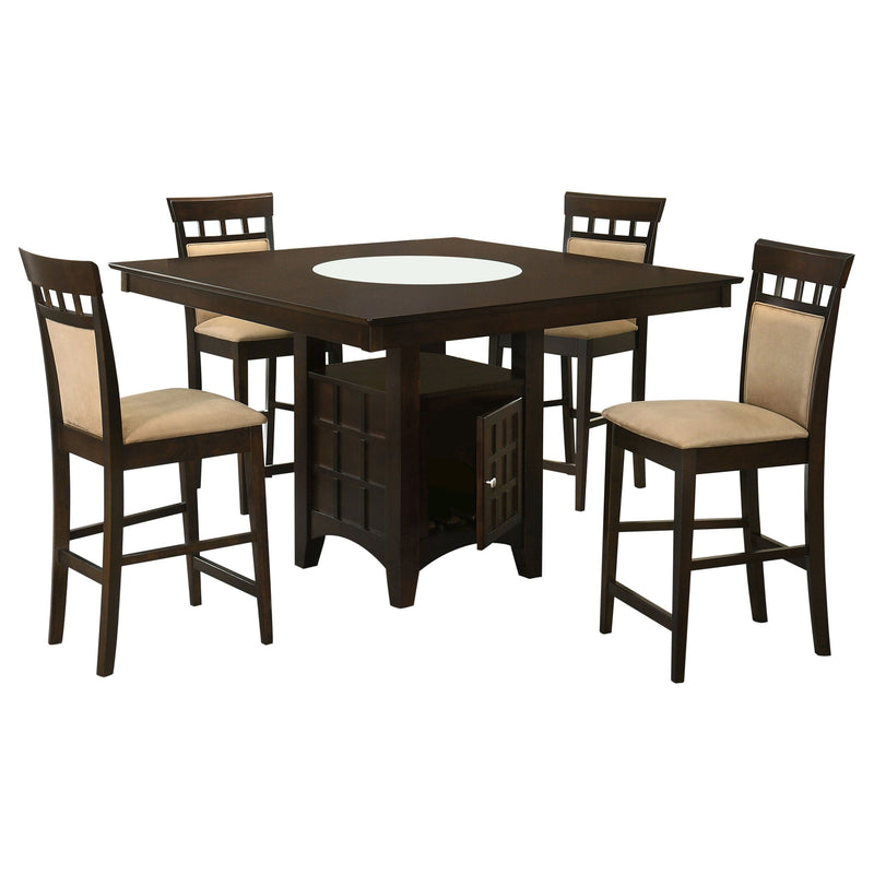 Juego de Comedor Altura Mostrador Gabriel Color Capuchino
