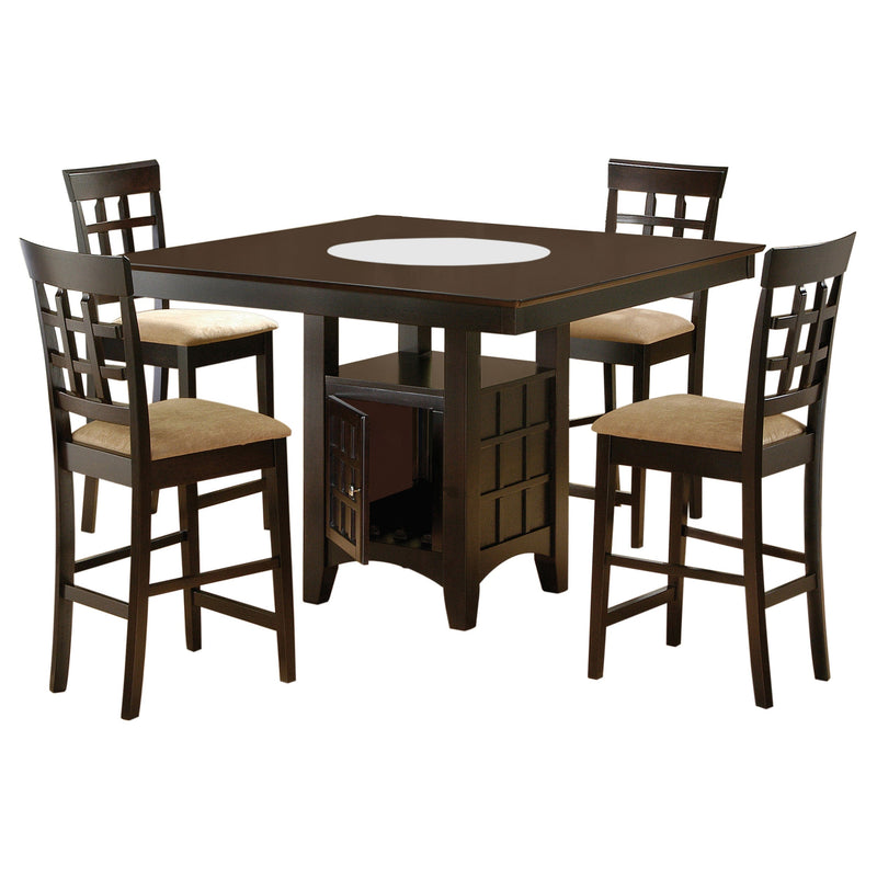 Juego de Comedor Altura Mostrador Gabriel Color Capuchino
