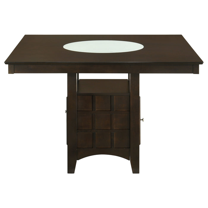 Gabriel  Square Counter Height Dining Set Cappuccino