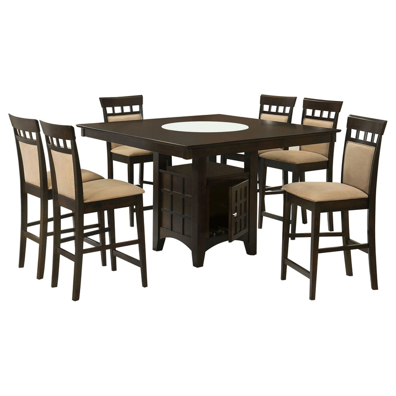 Juego de Comedor Altura Mostrador Gabriel Color Capuchino