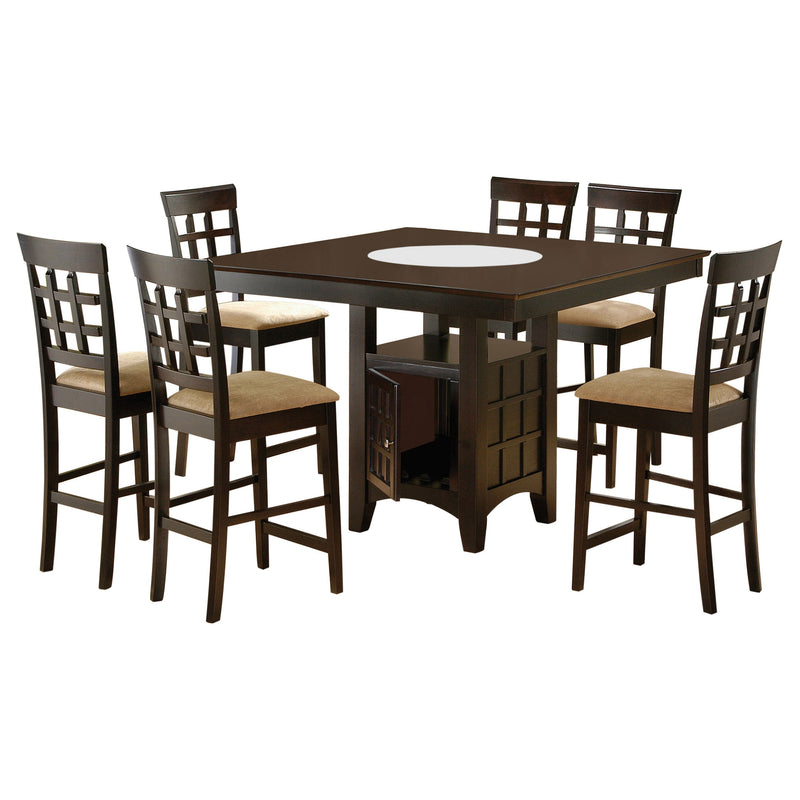 Juego de Comedor Altura Mostrador Gabriel Color Capuchino