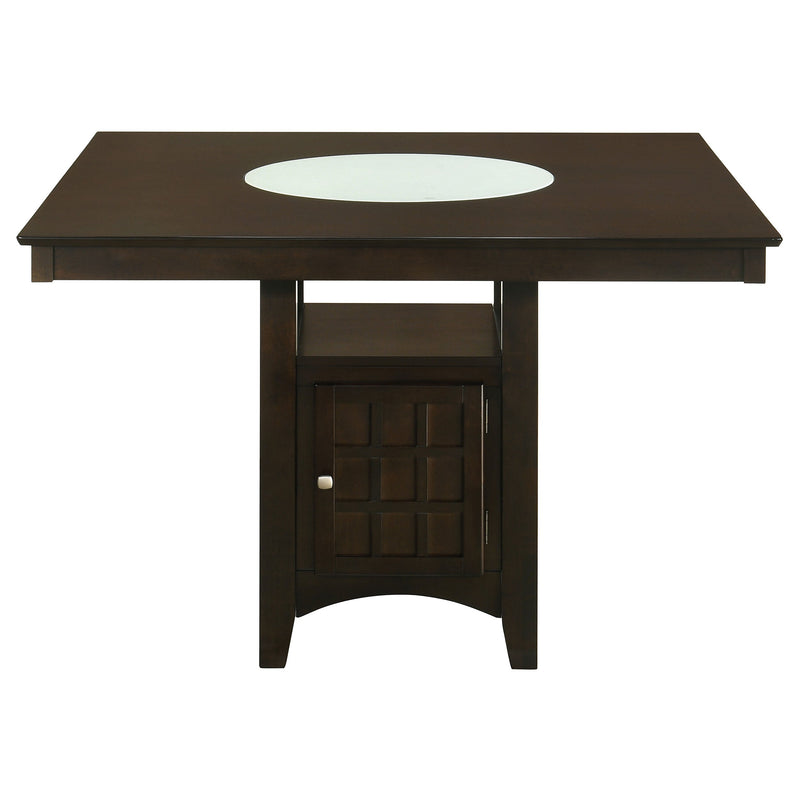 Mesa de comedor a la altura del mostrador Gabriel de 52 pulgadas, color capuchino
