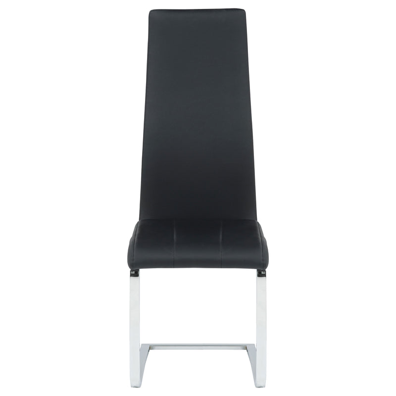 Montclair Upholstered Dining Side Chair Black (Set of 4)