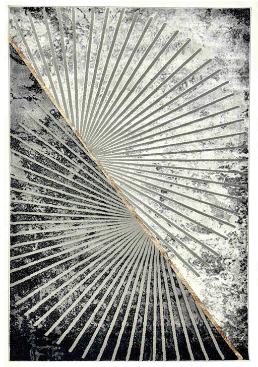 MARBLE Rug Design 10060 Grey 5x8 (5'2x7'5")"