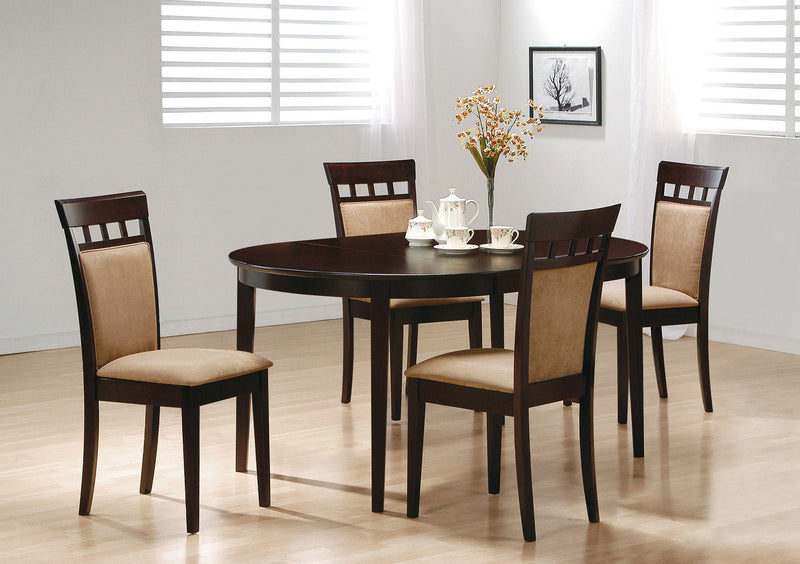 Juego de Mesa de Comedor Gabriel con Extensión de Hoja Capuchino
