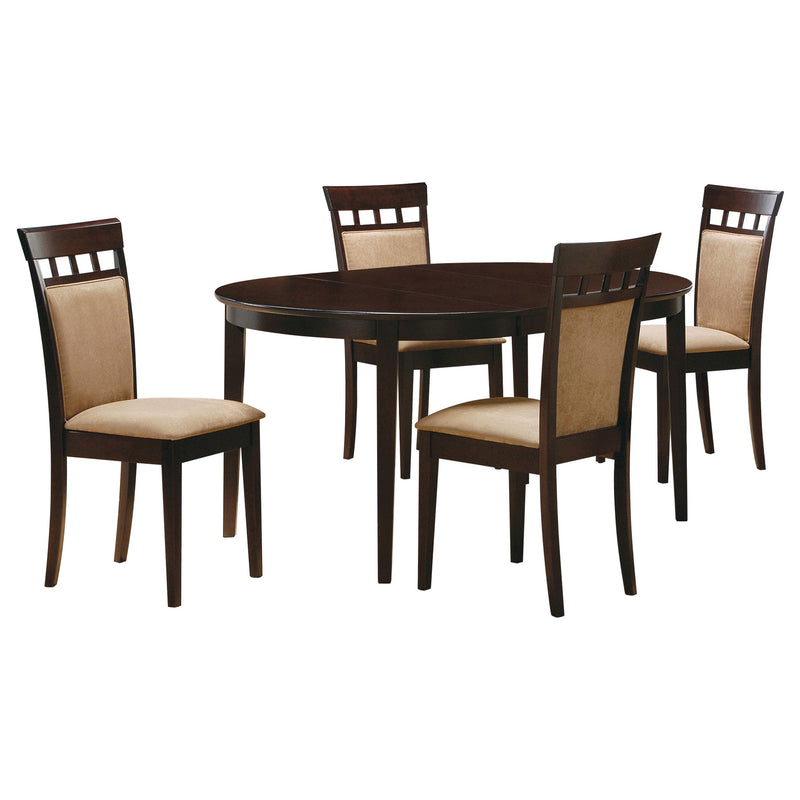 Juego de Mesa de Comedor Gabriel con Extensión de Hoja Capuchino
