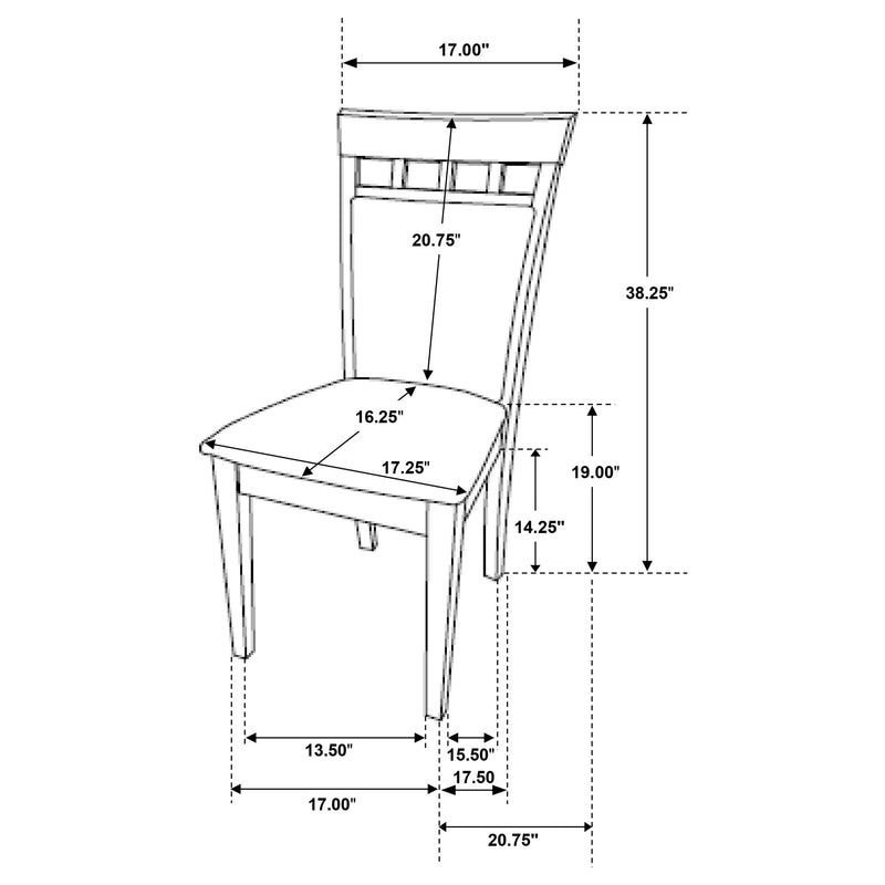 Juego de Mesa de Comedor Gabriel con Extensión de Hoja Capuchino