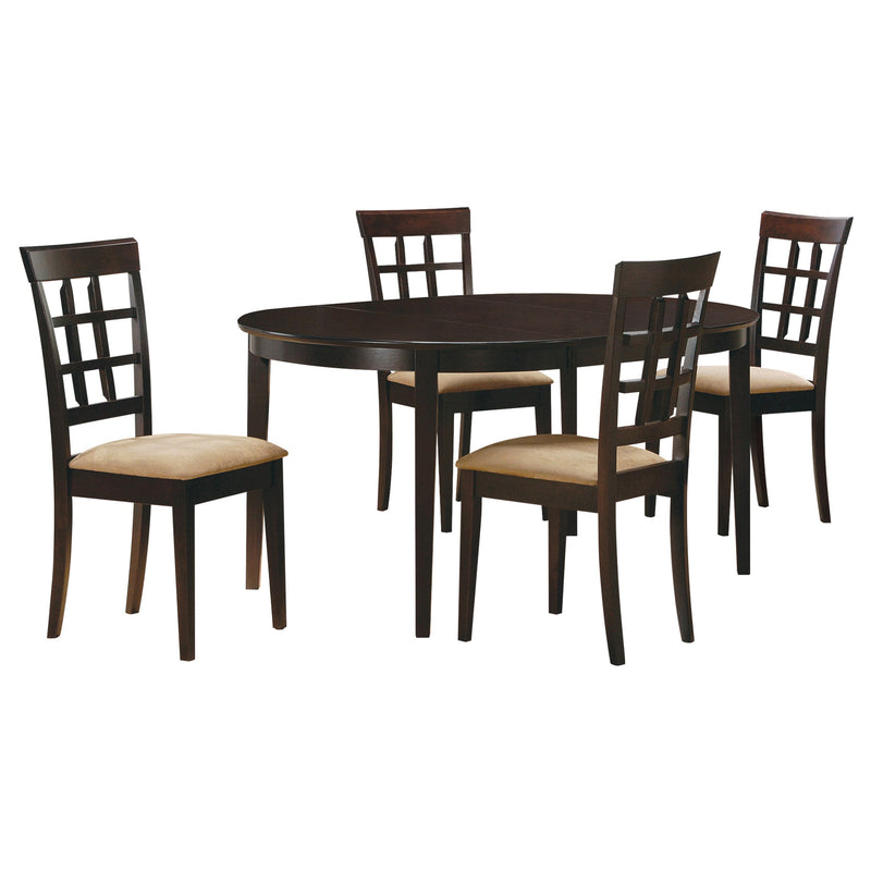Juego de mesa de comedor con extensión Gabriel color capuchino