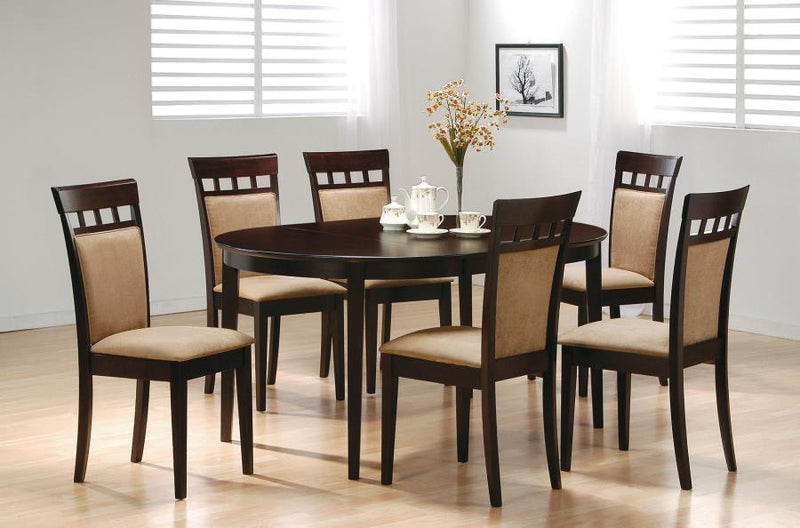 Juego de Mesa de Comedor Gabriel con Extensión de Hoja Capuchino