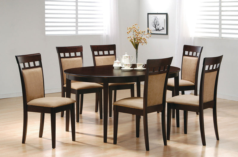 Juego de Mesa de Comedor Gabriel con Extensión de Hoja Capuchino