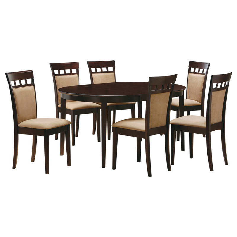 Juego de Mesa de Comedor Gabriel con Extensión de Hoja Capuchino
