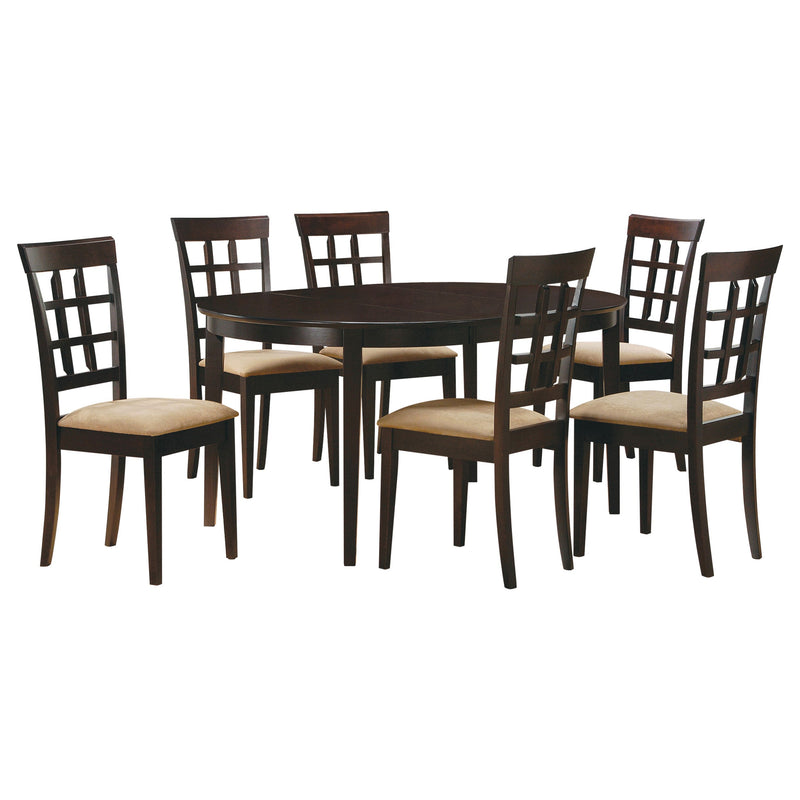 Juego de mesa de comedor con extensión Gabriel color capuchino