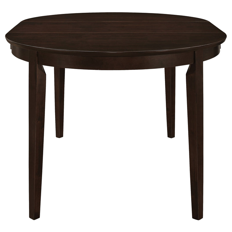 Juego de mesa de comedor con extensión Gabriel color capuchino