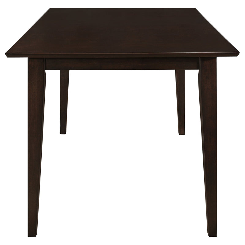 Juego de comedor rectangular Gabriel de 5 piezas de 150 cm Capuchino