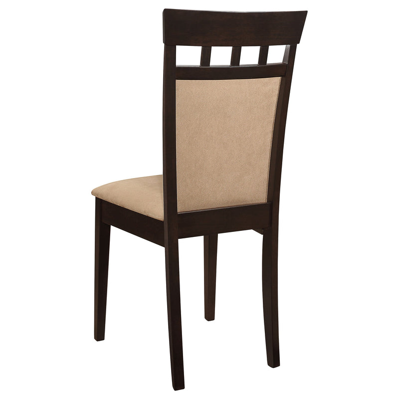 Juego de comedor rectangular Gabriel de 5 piezas de 150 cm Capuchino
